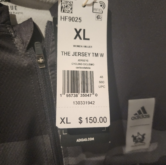 Women's Adidas x Thebe Magugu Aeroready Cycling Jersey - Picture 12 of 16